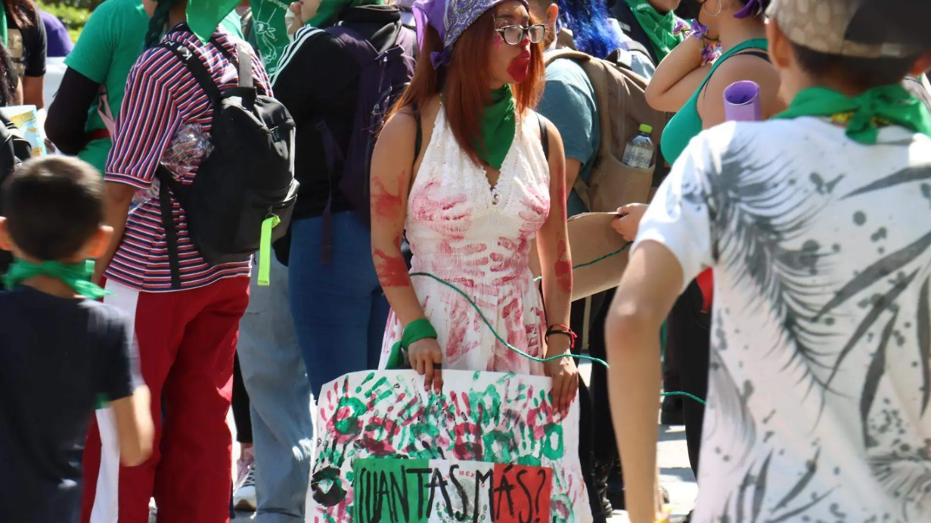 Marcha feminista a favor del aborto 3